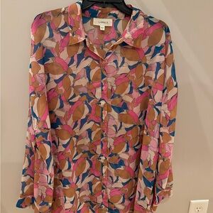 L*Space Multicolor Leaf Print Blouse